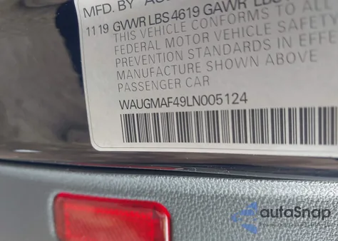 2020 Audi A4 Premium 40 Tfsi Front-Wheel Drive S Tronic из США, поврежденный, VIN WAUGMAF49LN005124